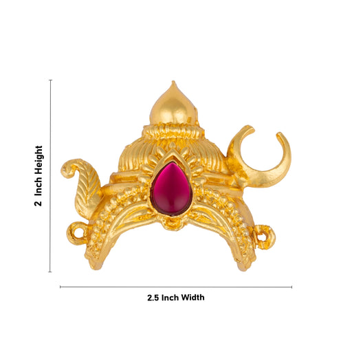 Kemp Baju Band Pair - 8 Inches | Multicolour Stone Armlet Jewelry/ Stone Jewellery for Dance - Bharatanatyam Jewellery