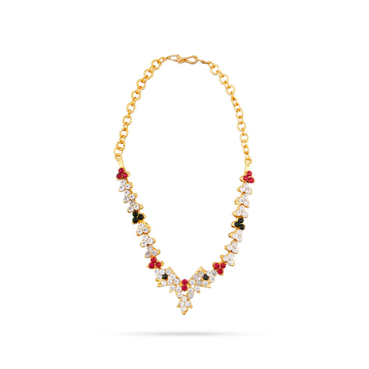 Stone Necklace for Alankaram, Varalakshmi Decor 