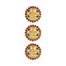 Kemp Stone Jada Pin- 1.5 x 1.5 Inches | Lakshmi Jada Bit / Dance Jewellery/ Jada Billa / Hair Accessory for Women - Dance Jewellery