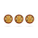Stone Jada Billa - 1.5 x 1.5 Inches | Lakshmi Jada Bit / Dance Jewellery/ Jada Pin/ Hair Accessory for Women - Dance Jewellery