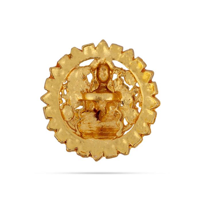 Stone Jada Billa - 1.5 x 1.5 Inches | Lakshmi Jada Bit / Dance Jewellery/ Jada Pin/ Hair Accessory for Women - Dance Jewellery
