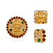 Stone Jada Billa - 1.5 x 1.5 Inches | Lakshmi Jada Bit / Dance Jewellery/ Jada Pin/ Hair Accessory for Women - Dance Jewellery