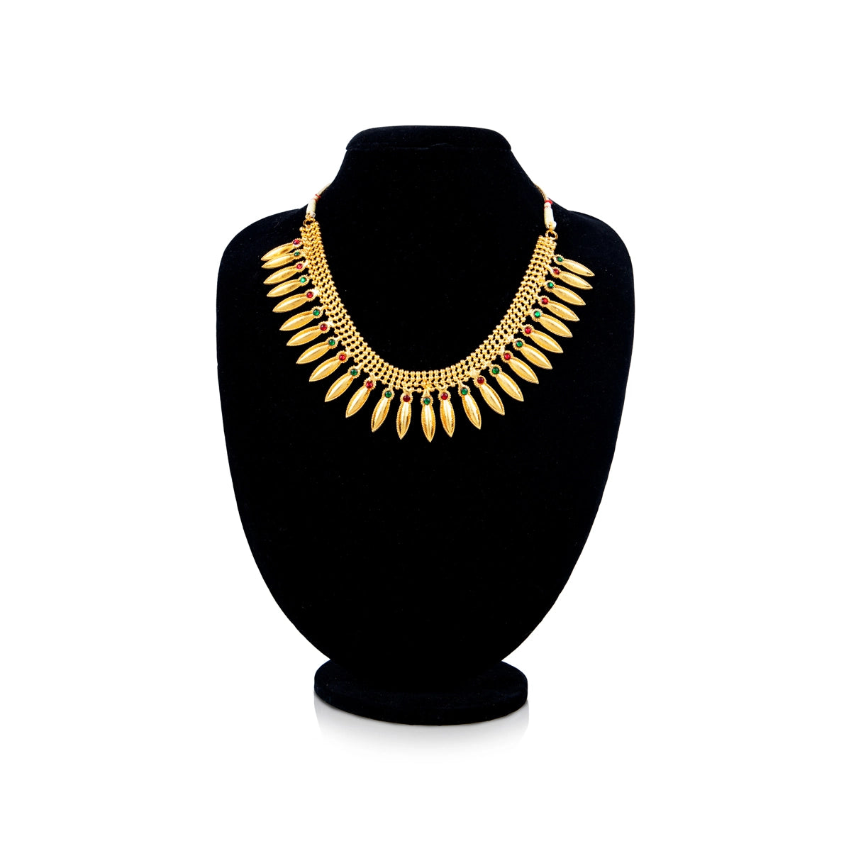 Blue Stone Jerken Necklace for Deity