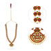 Kemp Stone Haram - 12.5 Inches | Kemp Long Necklace/ Multi Colour Stone Jewellery for Dance - Dance Jewellery
