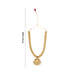 Kemp Lakshmi Haram - 12 Inches | Artificial Jewelry/ Gold Polish & Stone Design Bharatanatyam Jewellery for Dance - Dance Jewellery