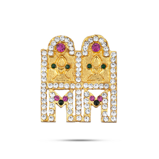 Stone Thali Mangalsutra - 1.75 x 1.5 Inches | Pottu Thaali/ Multicoloured Stone Mangalsutra for Deity - Neck & Body Accessories