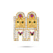 Stone Thali Mangalsutra - 1.75 x 1.5 Inches | Pottu Thaali/ Multicoloured Stone Mangalsutra for Deity - Neck & Body Accessories