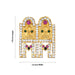 Stone Thali Mangalsutra - 1.75 x 1.5 Inches | Pottu Thaali/ Multicoloured Stone Mangalsutra for Deity - Neck & Body Accessories