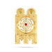 Mangal Sutra - 2 x 1.25 Inches | Thali Mangalsutra/ Stone With Gold Polish Jewellery / Mangala Sutra for Deity - Neck & Body Accessories