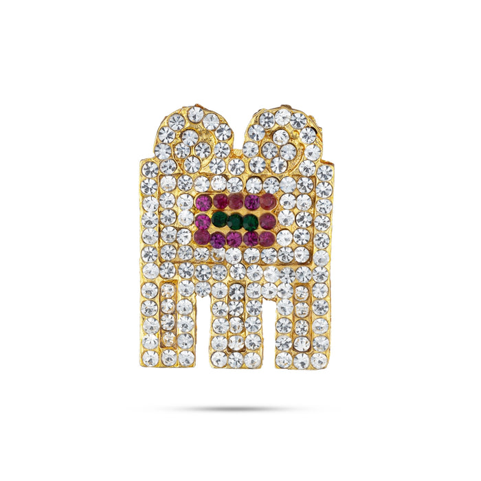 Thali Mangalsutra - 1.5 x 1 Inches | Multicolour Stone Thaali/ Multicolour Stone Mangalsutra for Deity - Neck & Body Accessories