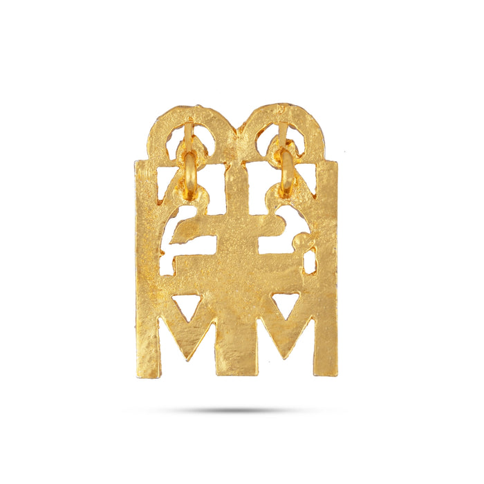 Mangal Sutra - 2 x 1.5 Inches | Thali Mangalsutra/ Stone Jewellery / Mangala Sutra for Deity - Neck & Body Accessories
