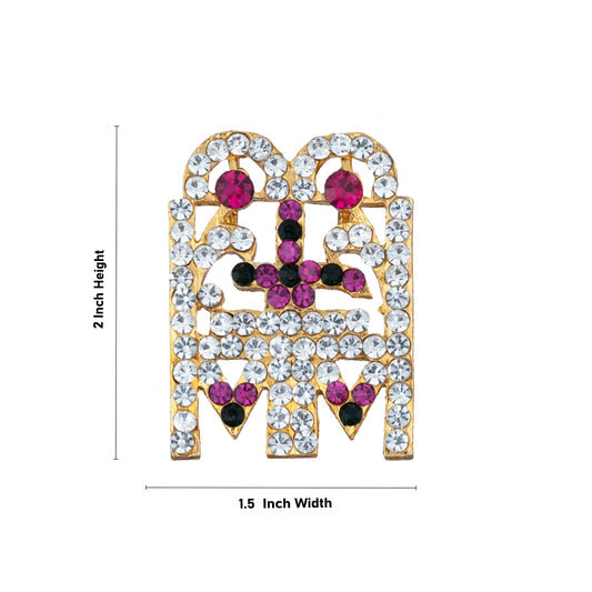 Mangal Sutra - 2 x 1.5 Inches | Thali Mangalsutra/ Stone Jewellery / Mangala Sutra for Deity - Neck & Body Accessories
