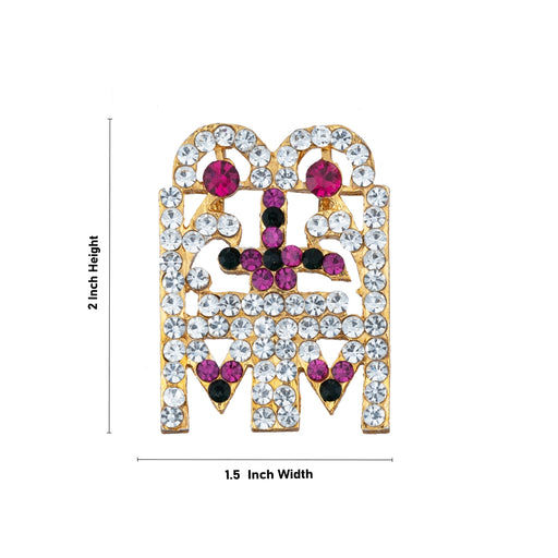Mangal Sutra - 2 x 1.5 Inches | Thali Mangalsutra/ Stone Jewellery / Mangala Sutra for Deity - Neck & Body Accessories