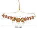 Mango Design Choker Necklace - 8 Inches | Artificial Jewelry/ Stone Necklace/ Bharatanatyam Jewellery for Women - Bharatanatyam Jewellery