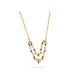 2 Step Stone Necklace - 3 Inches | 2 Step Haram/ Multicolour Stone Jewellery for Deity - Neck & Body Accessories