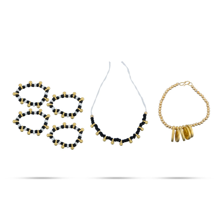 Nazariya Set | Nazariya Gift Set/ Jewelry Set for Radha Krishna - Deity Jewellery & Vastra Sets