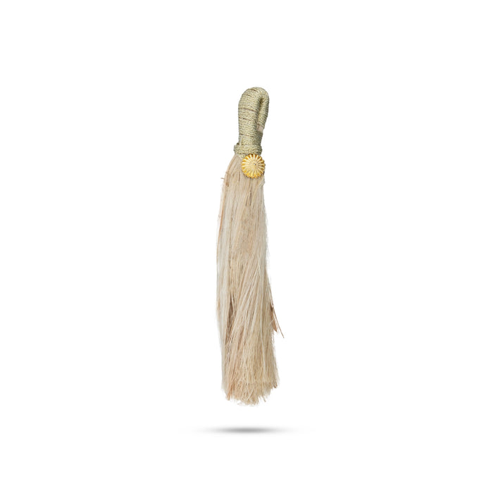 Pooja Broom - 8 Inches | Broom Jhadu/ Broom Stick for Pooja Room Cleaning