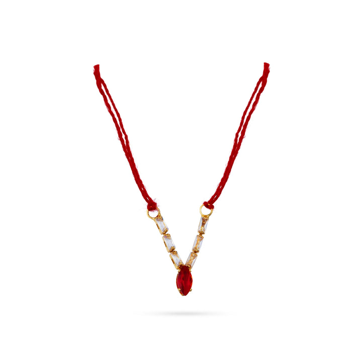 Stone Necklace - 1 Inches | Multicolour Stone Jewellery/ Artificial Jewelry For Deity Decor