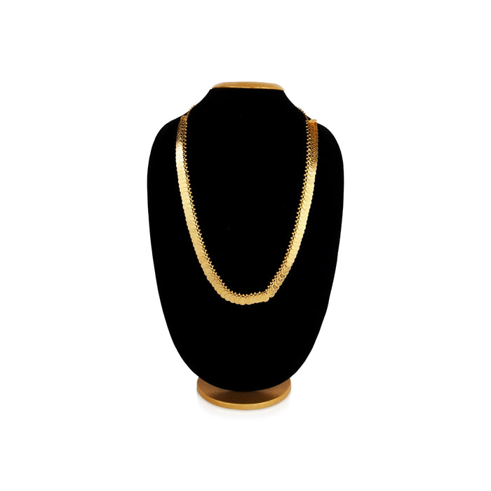 Kasumala - 10 Inches | 100 Coin Kasumalai/ Kaasu Maalai / Artificial Jewellery for Women - Neck & Body Accessories
