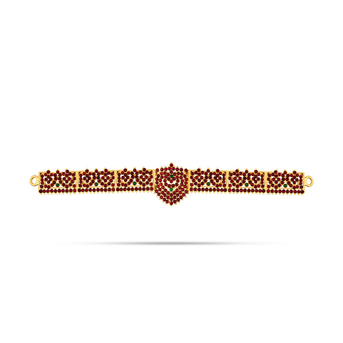 Bharatanatyam Jewellery Set Without Bangle | Artificial Jewelry/ Dance Jewellery/ Stone Jewellery for Dance - Dance Jewellery Set