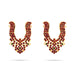 Bharatanatyam Jewellery Set Without Bangle | Artificial Jewelry/ Dance Jewellery/ Stone Jewellery for Dance - Dance Jewellery Set