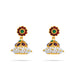 Bharatanatyam Jewellery Set Without Bangle | Artificial Jewelry/ Kemp Multicolour Stone Jewellery for Dance - Dance Jewellery Set