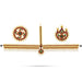 Kemp Bharatanatyam Head Set - 10 Inches | Stone With Beads Design Bharatanatyam Jewelry for Dance - Dance Jewellery