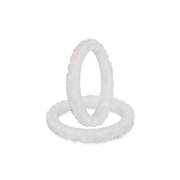 Shankh Bangle - Size 2.8 | Shankha Bangle/ Shankha Pola/ Sankha Pola for Women - Ethnic Wear Accessories