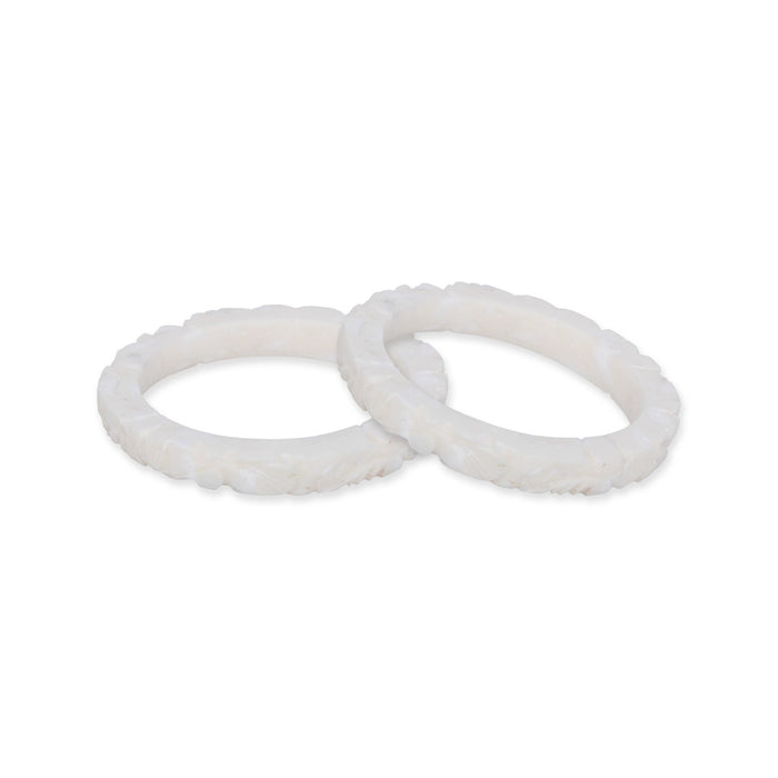 Shankh Bangle - Size 2.8 | Shankha Bangle/ Shankha Pola/ Sankha Pola for Women - Ethnic Wear Accessories