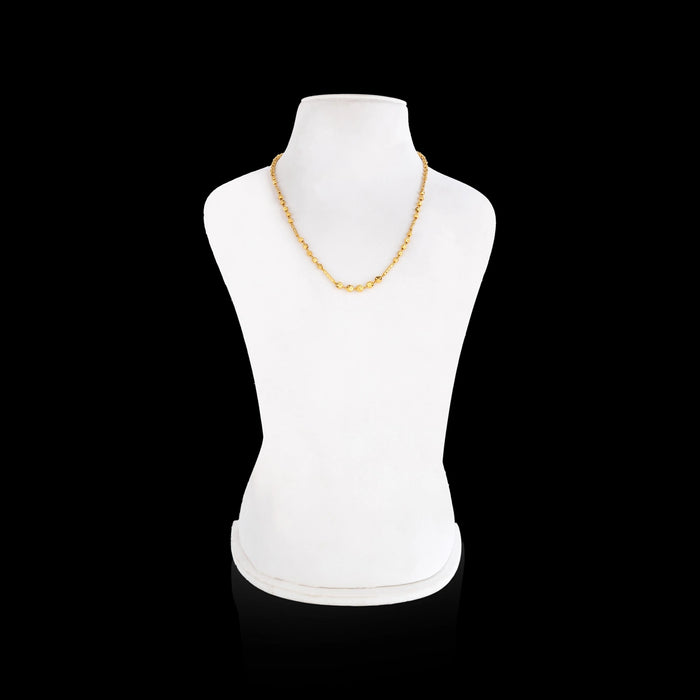 Beads Mala - 9.5 Inches | Artificial Jewelry / Beads Malai / Gold Polish Jewellery for Women - Ethnic Wear Accessories