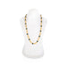 Jade Mala - 14 Inches | Gold Polish Jewellery / Short Chain / Artificial Jewelry for Women - Ethnic Wear Accessories