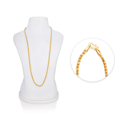 Gold Polish Chain - 14.5 Inches | Artificial Jewellery for Women - Ethnic Wear Accessories