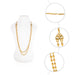 Beads Mala - 14 Inches | 2 Line / Artificial Jewelry / Beads Malai / Gold Polish Jewellery for Women - Ethnic Wear Accessories