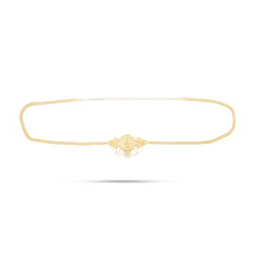Gold Polish Waist Belt for Varalakshmi Vratam