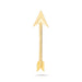 Arrow - 3 x 1 Inches | Gold Polish Astra/ Swamy Alangaram/ Gold Polish Weapon for Deity - Deity Accessories