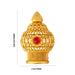 Half Vairamudi Crown - 3.25 x 2 Inches | Gold Polish & Single Stone Kireedam/ Kiridam/ Mukut for Deity - Head & Face Accessories
