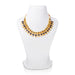 Kemp Necklace - 4 Inches | Artificial Jewelry/ Stone & Enamel Design Bharatanatyam Jewellery for Dance - Bharatanatyam Jewellery