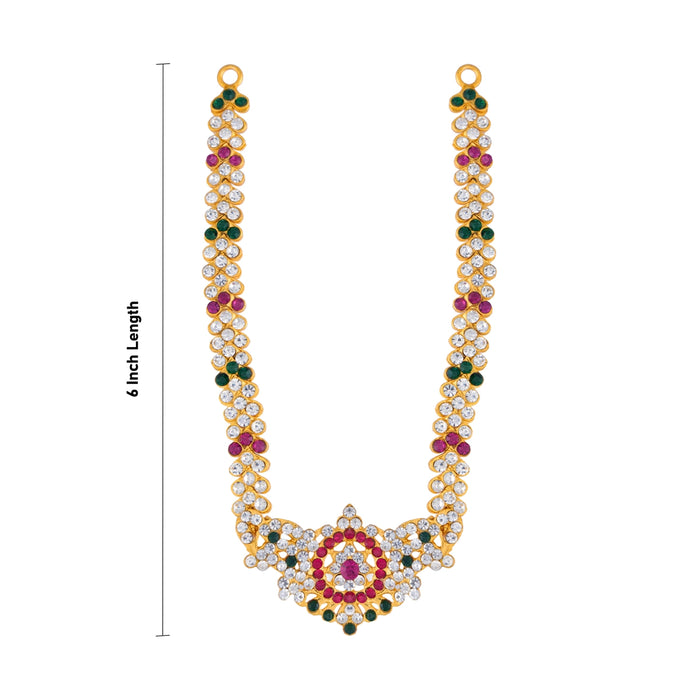 Deity Necklace - 6 Inches | Multicolour Stone Necklace/ Jewellery For Goddess