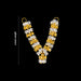 Artificial Flower Garland - 6 Inches | Silver & Gold Polish Lotus Design Artificial Mala for Decoration - Mala