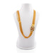 Mugappu Chain - 18 Inches | 6 Line Mogappu Chain/ Gold Polish With Multicolour Stone Artificial Jewellery for Women - Ethnic Wear Accessories