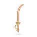Stone Sword - 12 Inches | Multicolour Stone Knife/ Swamy Alangaram/ Stone Astra for Deity - Deity Accessories