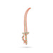 Stone Sword - 15 Inches | Multicolour Stone Knife/ Swamy Alangaram/ Stone Astra for Deity - Deity Accessories