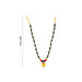 Mangal Sutra - 5 Inches | Fancy Mangalsutra/ Gold Polish With Black Beads Mangalsutra Chain for Deity - Neck & Body Accessories