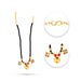 Mangal Sutra - 6 Inches | Gold Polish With Black Bead Mangalsutra/ Black Beads Mangalya Chain for Deity - Neck & Body Accessories