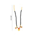 Mangal Sutra - 6 Inches | Gold Polish With Black Bead Mangalsutra/ Black Beads Mangalya Chain for Deity - Neck & Body Accessories