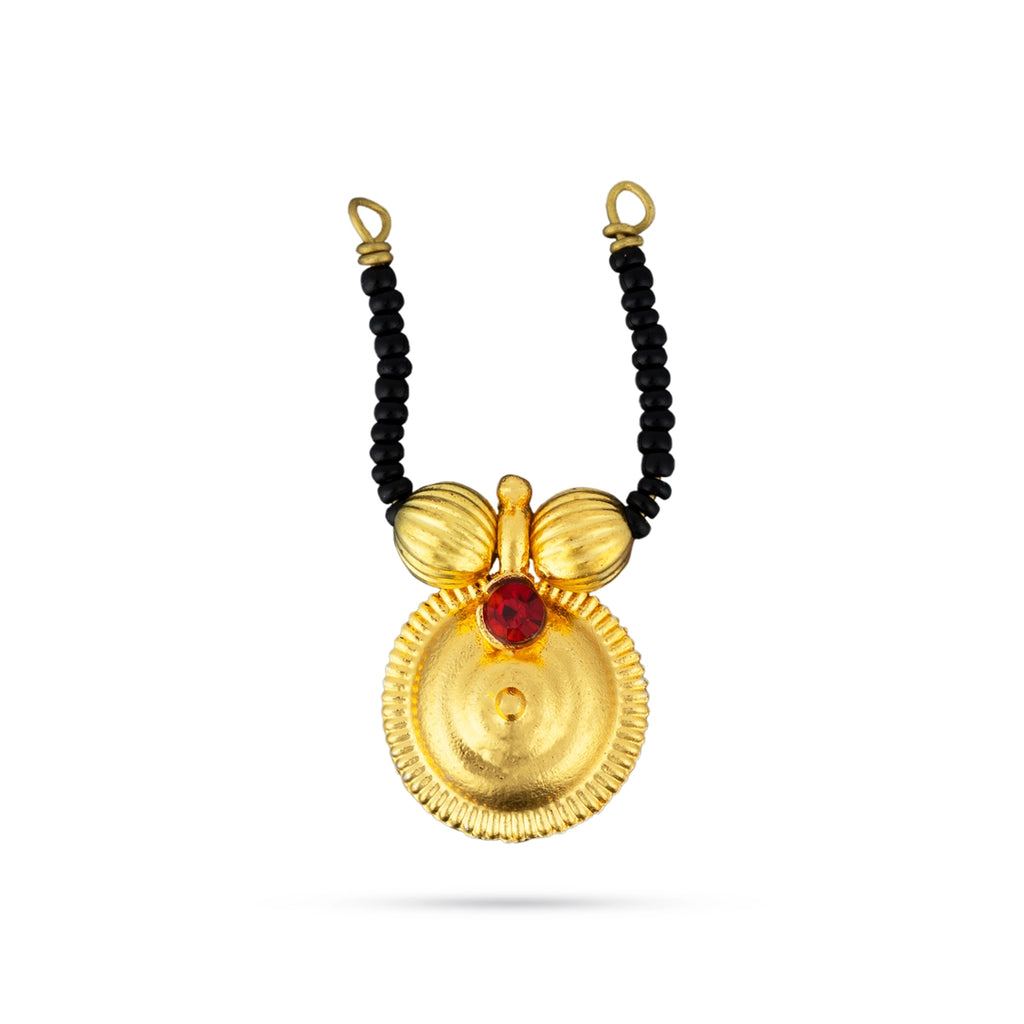 Mangal Sutra - 1.5 Inches | Gold Polish Mangala Sutra/ Artificial Mangalsutra for Deity