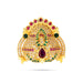 Half Crown - 1 x 1.25 Inches | Multicolour Stone Half Kireedam/ Half Mukut/ Half Kiridam for Deity - Head & Face Accessories
