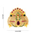 Half Crown - 1 x 1.25 Inches | Multicolour Stone Half Kireedam/ Half Mukut/ Half Kiridam for Deity - Head & Face Accessories