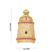Half Crown - 1.75 x 1 Inches | Multicolour Stone Half Mukut/ Half Kiridam/ Half Turban for Deity - Head & Face Accessories