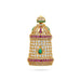 Half Crown - 2.25 x 1 Inches | Multicolour AD Stone Kireedam/ Kiridam/ Mukut for Deity Decor - Head & Face Accessories